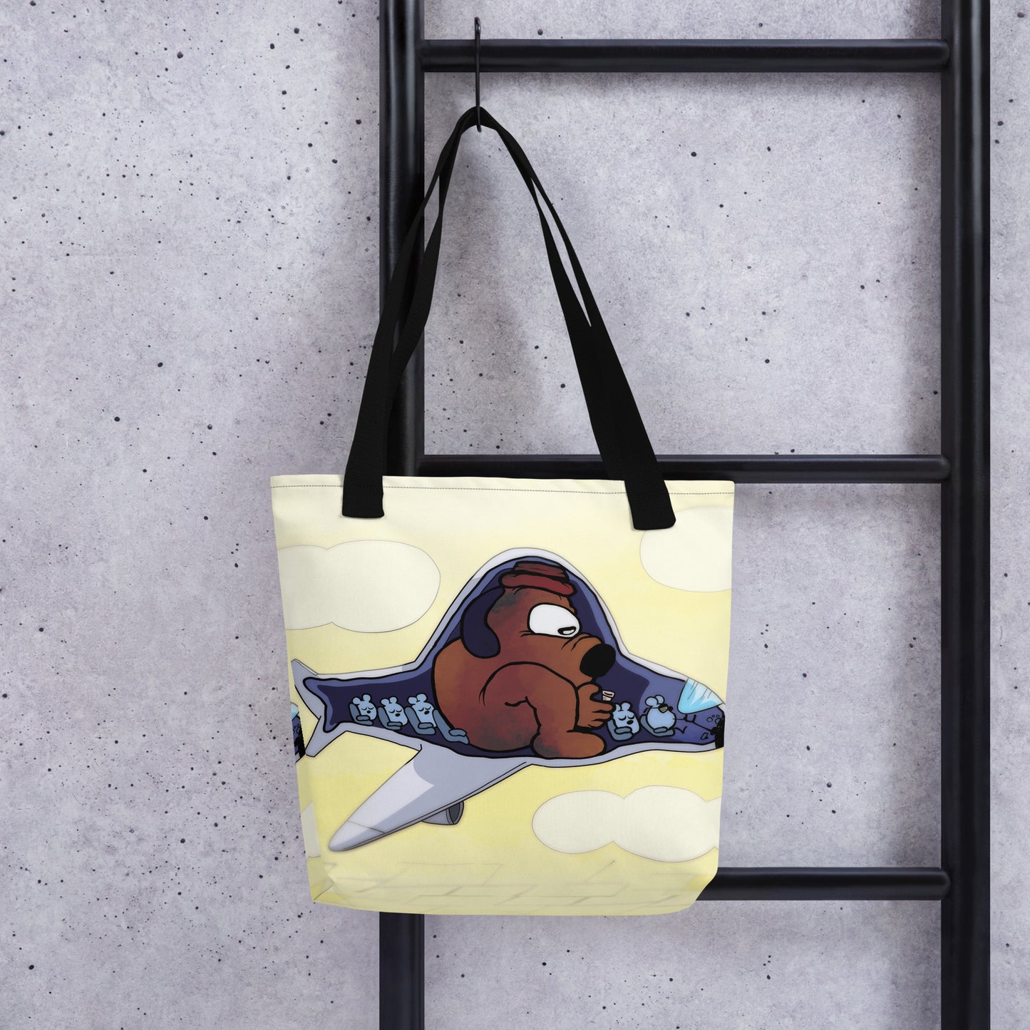 This is Fine Flying Tote Bag