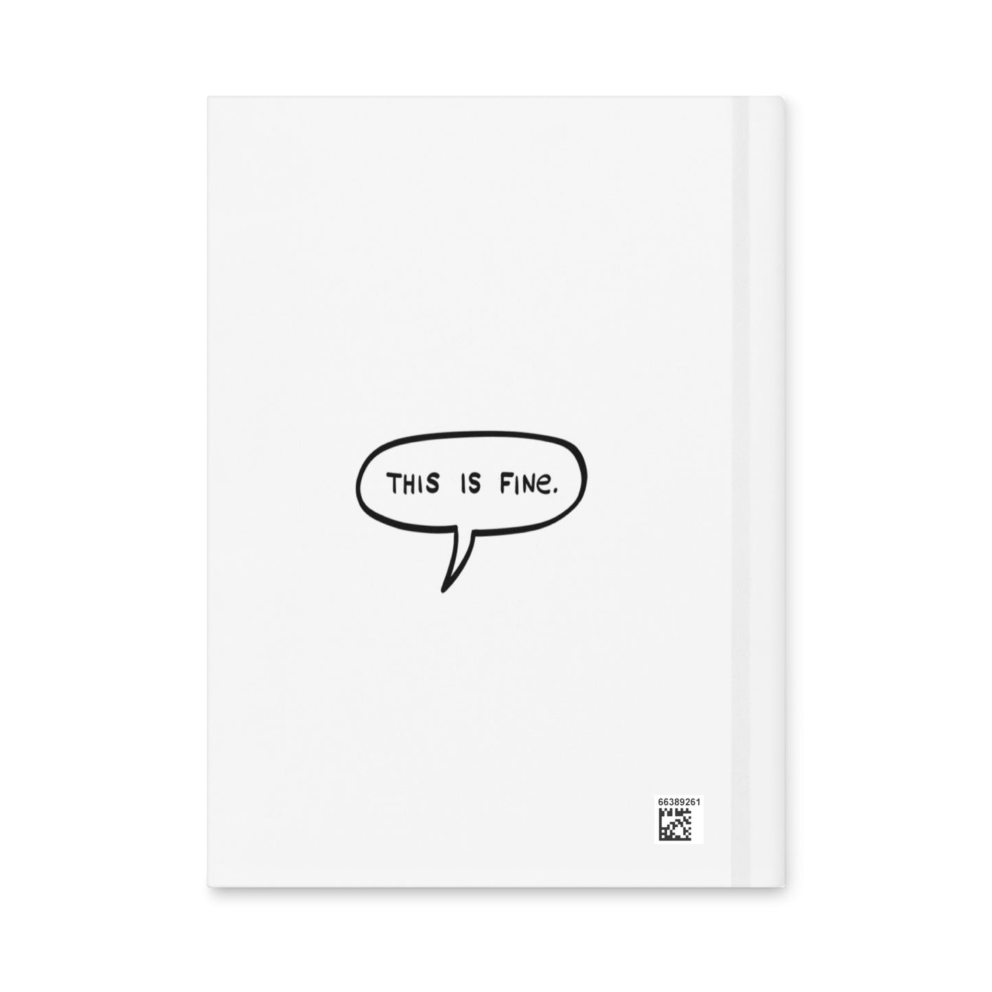 This is Fine Lightning Hardcover Journal