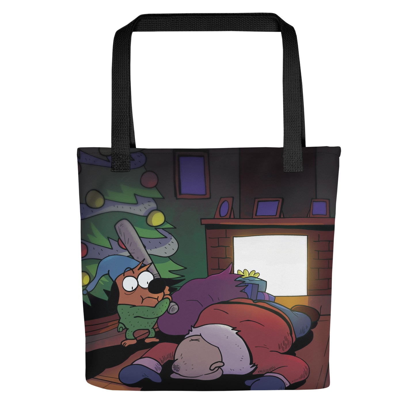 This is Fine Santa Down Tote Bag