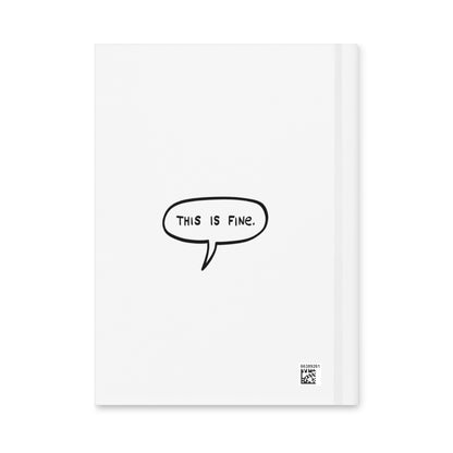 This is Fine Lightning Hardcover Journal