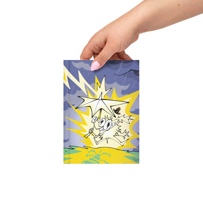 This is Fine Lightning Hardcover Journal